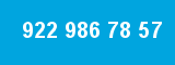 922 986 78 57